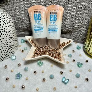 Two pack of Maybelline Dream Pure BB Cream 8-in-1 Skin Perfector, Medium 🌸New🌸